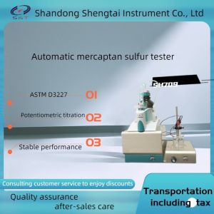 Automatic mercaptan and sulfur measuring instrument using potential titration