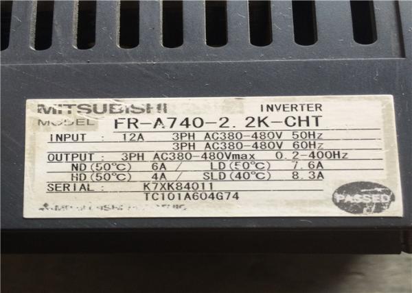 Quality Mitsubishi Wide Speed Range Variable Frequency Device 3.7KW Power 220 Volts Easy Gain Tuning FR-A740-2.2K for sale