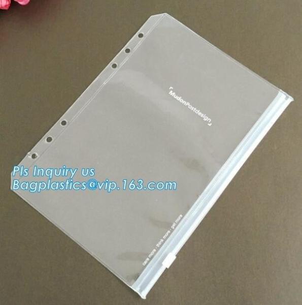 Quality printed slider zipper bag/transparent zip lock plastic packing bag for file,garment,scarf/plastic bag, slider zipper pvc for sale