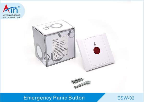 Quality Embedded 86 Type Bottom Box Emergency Button , Resets By Using A Key for sale
