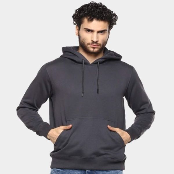 50% Polyester Mens Pullover Hoodie