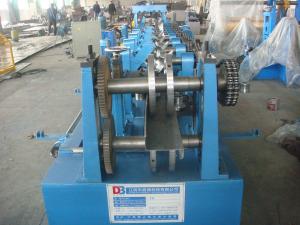 China Gcr 15 Z purlin roll forming machine with 15 rows Rollers / PLC vector inverter wholesale