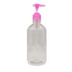 Spraying Liquids Nozzle Squeezing Container With Trigger Spray Pump Clear Color