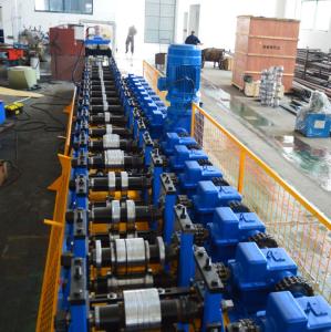 China Gi 28 Steps Profile Roll Forming Machine For Solar Panel Mounting Bracket on sale