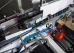 Fully Automatic Carton Folding Gluing Machine With Stacking Machine Steel Body