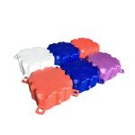Modular HDPE Plastic And EPS Foam Floating Dock Pontoon Cubes 350kg/Sqm Load
