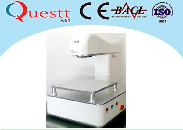 Quality Portable Optical Desktop Laser Marking Machine With 20W Lens Scanner , CE Certificate for sale