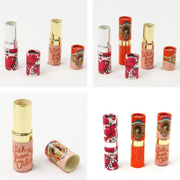 Lip Liner Set Lip Balm Display Lip Gloss Scrub Tube Packaging Paper Box Customizable Private Label Pretty Hot Stamp Lipgloss