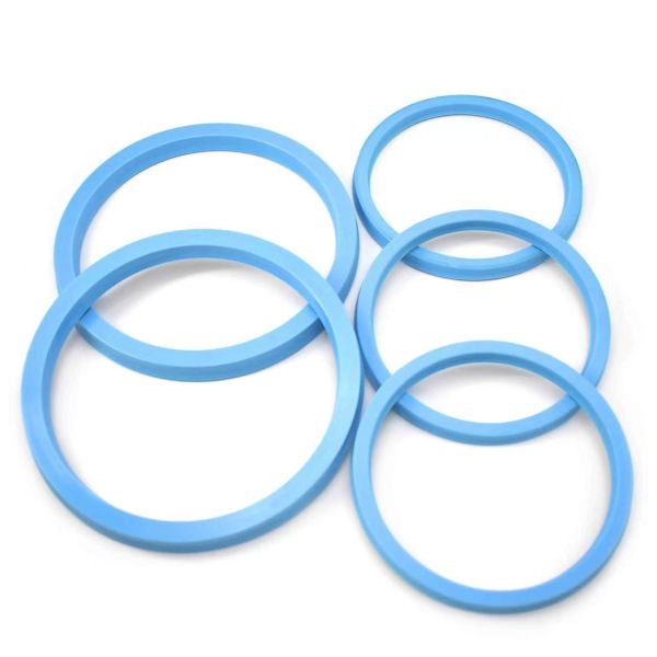 Volvo Hydraulic Rod Seal Polyurethane PU Oil Resistant OEM Sky Blue Seal Kit