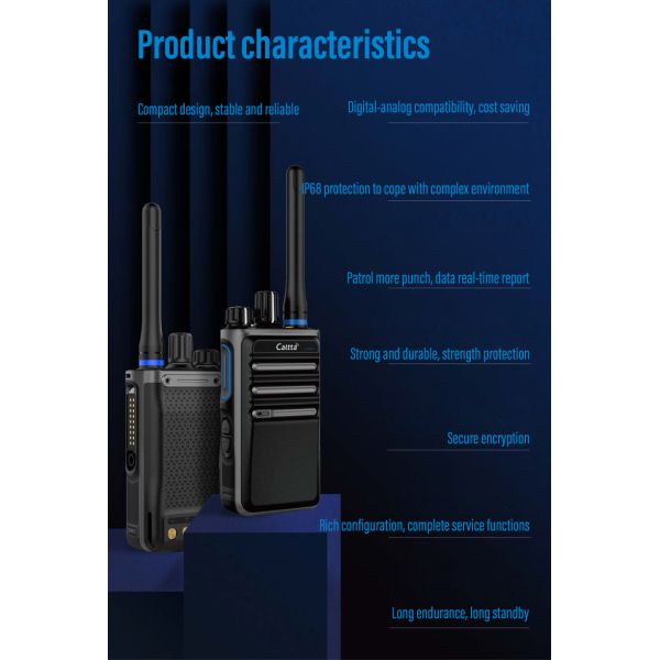 Caltta KIRISUN Digital Two Way Radio DH612 Handheld Small Professional Walkie Talkies