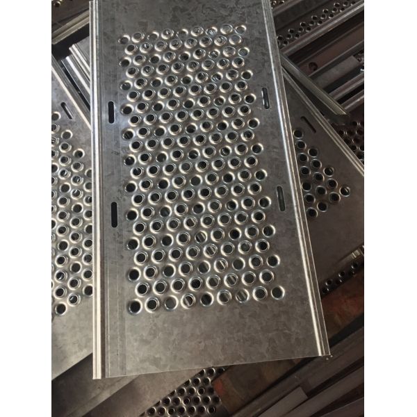 Construction Scaffold Plank Anti skid walkway Board / Sheet Roll Forming Machine