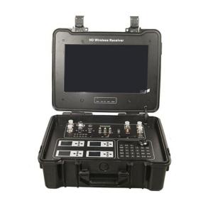 4 Channel Real Time COFDM Receiver , Long Range Wireless Video Transmitter Receiver
