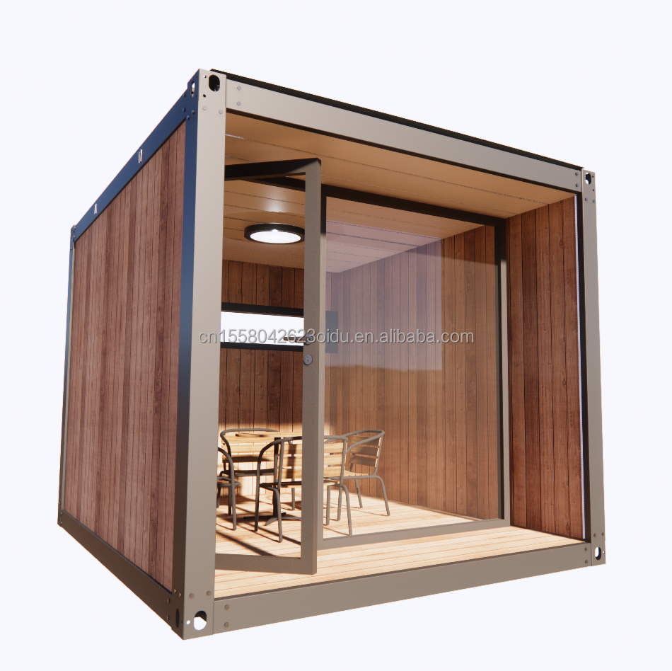 10ft Wooden Plastic Garden House Container Mobile Wooden Activity Room Mini Office Customized Color Wooden Office