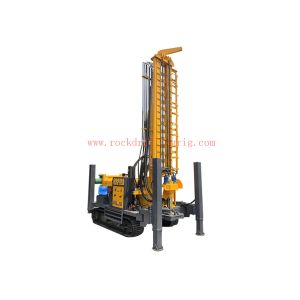 Multi Function Water Well Drilling Machine 400m Crawler Mounted 112kw
