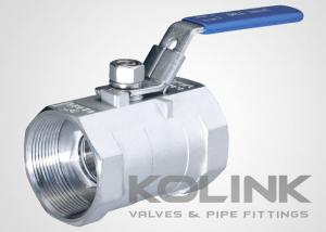 China 1-piece Stainless Steel Ball Valve BSP Screw NPT Reduced bore 1000 WOG wholesale