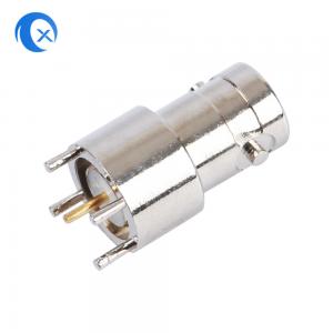 China 6GHZ CNC Machine Hardware 1.5V BNC RF Cable Connector 50 Ohm Impedance wholesale