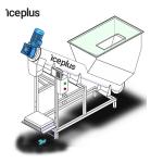 Fast Ice Making Flake Ice Machine Touch Screen Flake Ice Making Machine