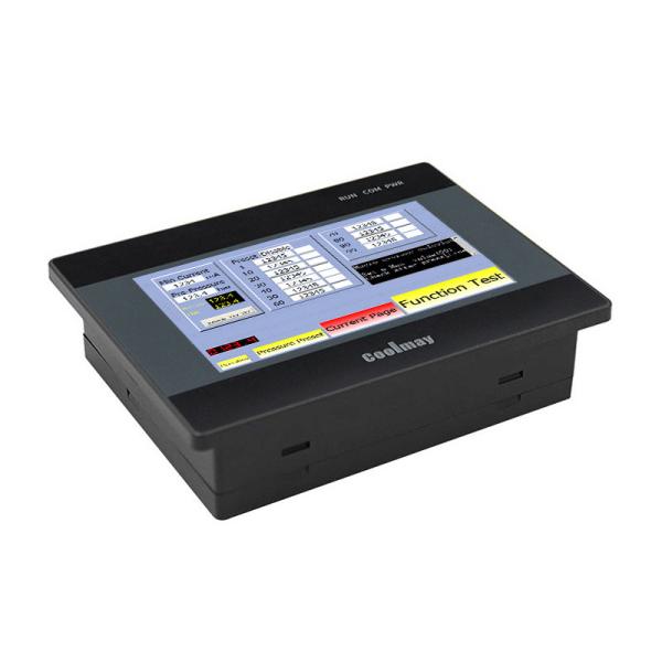 Quality 4.3" TFT HMI PLC All In One 4AI 2AO RS485 Automation Control Touch Screen for sale