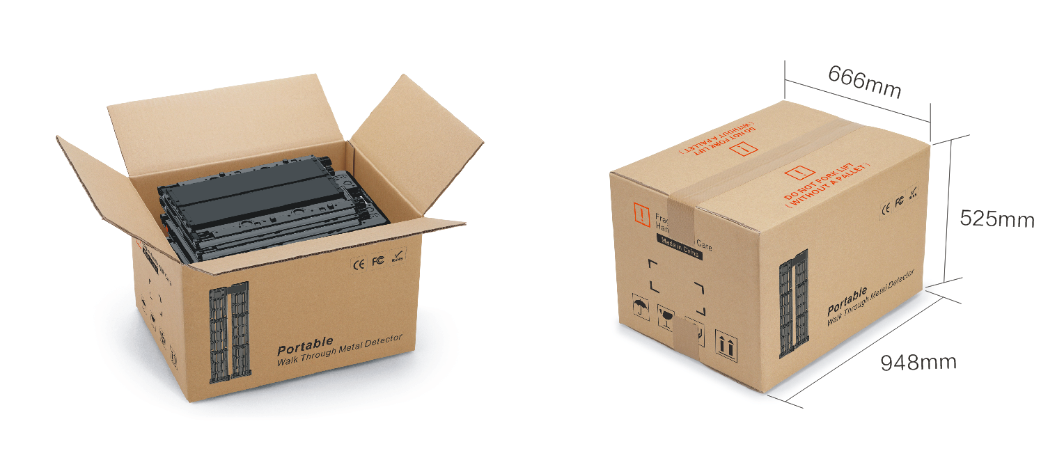 Custom Infrared Court / Prison Metal Detectors Door Frame 255 Sensitivity IP67