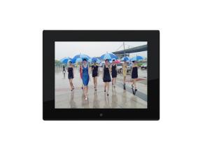China LCD Display 12.1 Inch Digital Photo Frame with Free Cloud Sharing App and Wood Frame wholesale