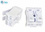 2 Poles PA66 Quick Terminal Blocks Lever Nuts 450V 24A Push In Connector Block