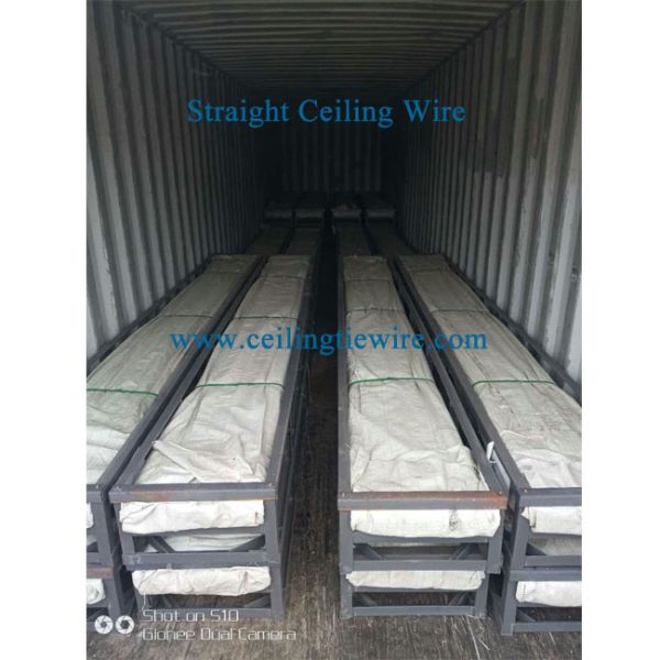 EG 8ft 12 Gauge Grid Straight Ceiling Wire 50lbs Per Bundle