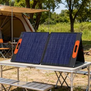 China High Efficiency 100W Mono Solar Panel 2-Fold ETFE Portable Power Solution wholesale