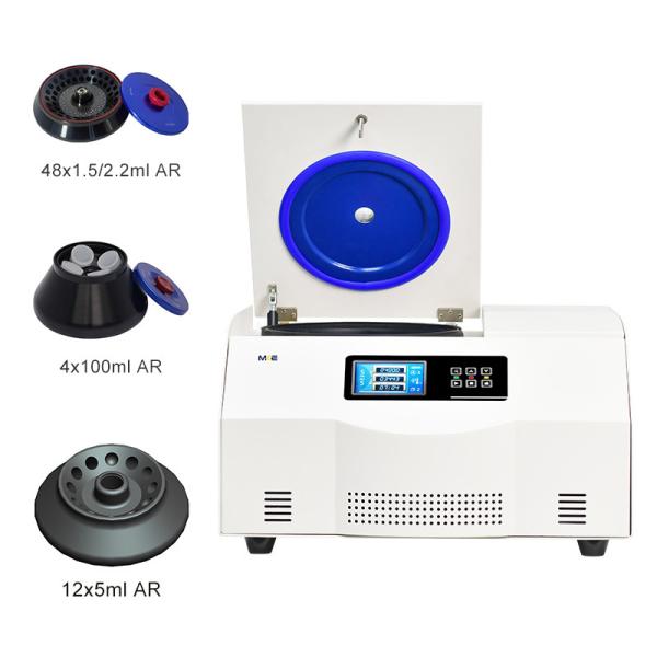 Laboratory-Grade Refrigerated Centrifuge With 30 Programmable Memory Programs