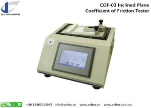 China Coefficient Of Static Friction Test Equipment On Inclined Plane Slip Test Method Tangent Angle Cof Tester wholesale