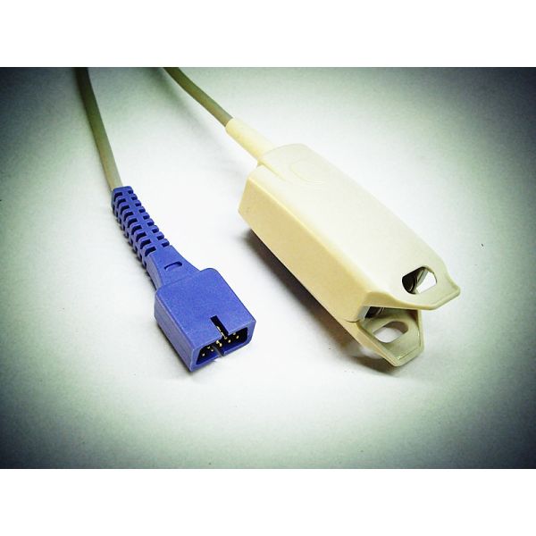 Blue Grey 6Pin-DB9 Mindray Spo2 Cable 2.4 Metre OEM 0010-20-42594