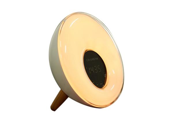 Quality Colorful Light Led Bluetooth Speaker Alarm Clock With FM Radio DC 5V / 1A Input for sale
