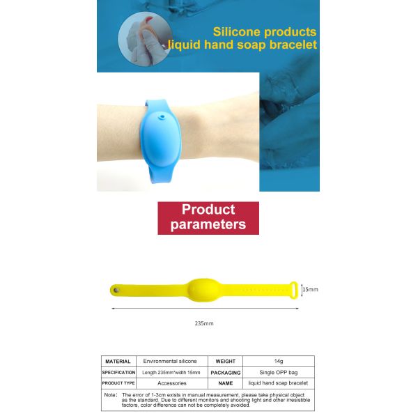 Refillable Hand Sanitizer Bracelet