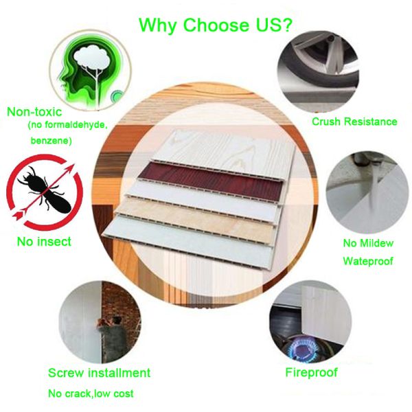 Extrusion Technique PVC Exterior Cladding Siding for Beauty Decorate Onsite Inspection