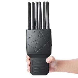 China Portable 12 Antennas Full Bands All in One  2G.3G.4G.5G Cell Phone Signal Jammer GPS 2.4GWIFI.5.2G WIFI.5.8G WIFI Signal wholesale