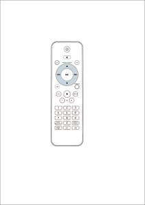 China High End Remote Control For Set Top Box , IPTV Set Top Box Remote Control  ABS Cover on sale