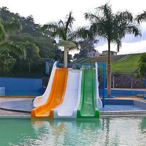 China Sturdy Structure Small Public Water Slides Custom Pool Water Slides OEM on sale