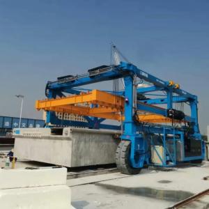 China Blue Cargo Mobile Gantry Crane For Precast Concrete Construction Products wholesale