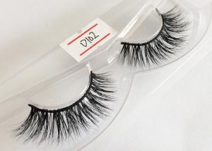 Real 3D Mink Long Lasting False Eyelashes Lightweight With Custom Eyelash Box