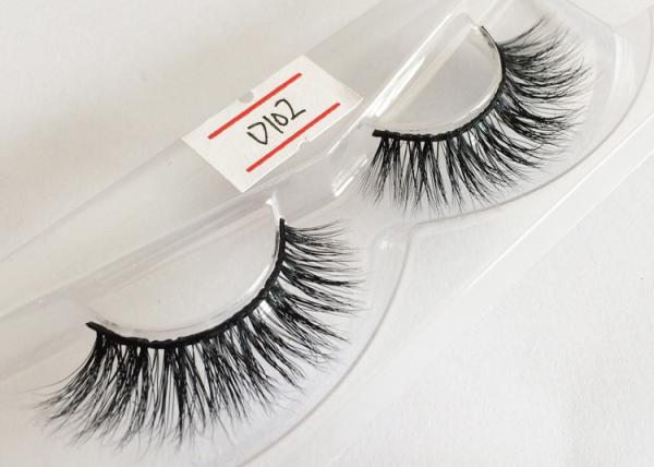 Quality Real 3D Mink Long Lasting False Eyelashes Lightweight With Custom Eyelash Box for sale