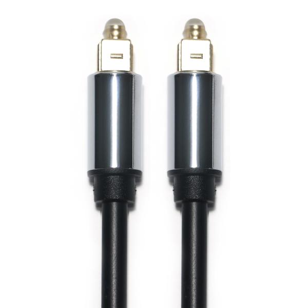 Quality Toslink Digital Optical Audio Cable OD5.0 Plated Alumium Alloy Shell Square Interface Cable for subwoofer 1.2M for sale