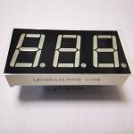 Ultra Bright White Grey Surface LED Display 7 Segment 3digit 14.2mm Common