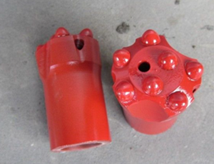 Carbon Steel Small Rock Drill Bits 11 Degree Tapered Button Bit 7 Ballistic Buttons