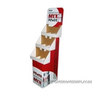 China drink bottle promotion cardboard point of sale display wholesale