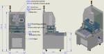 Genitec Lower Die Automatic Entry FPC PCB Punching Machine With Exited Slitting