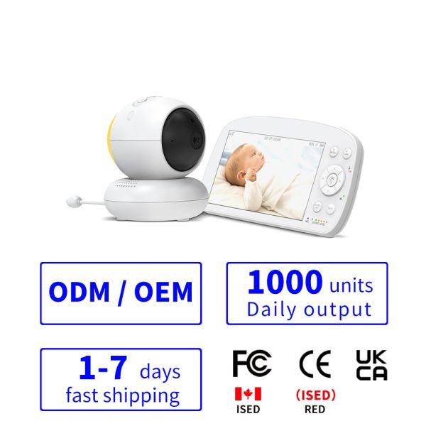2.4G Wireless Pan Tilt Baby Monitor with Night Vision 1080P HD