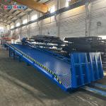 10 Meters Custom Moveable Loading Dock 10 Tons Fixed Height Mobile Forklift Ramp