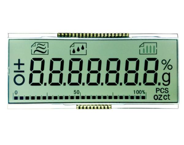 Monochrome TN LCD Display 7 Segment 4 Digit Alphanumeric With Waterproof