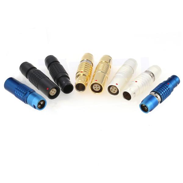 Quality 1B PHG FGG 2 3 4 5 6 7 10 12 14 16 pin push-pull Circular connector for mechanical keyboard black White Gold blue color for sale