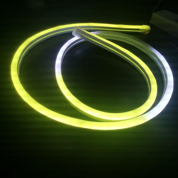 Quality mini 6mm decorations with led light for holiday party decor 24v RGB changeable neon light 12w/m DMX control silicone for sale