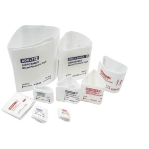 6 - 11cm Disposable NIBP Cuffs Non Woven Material Bladderless white